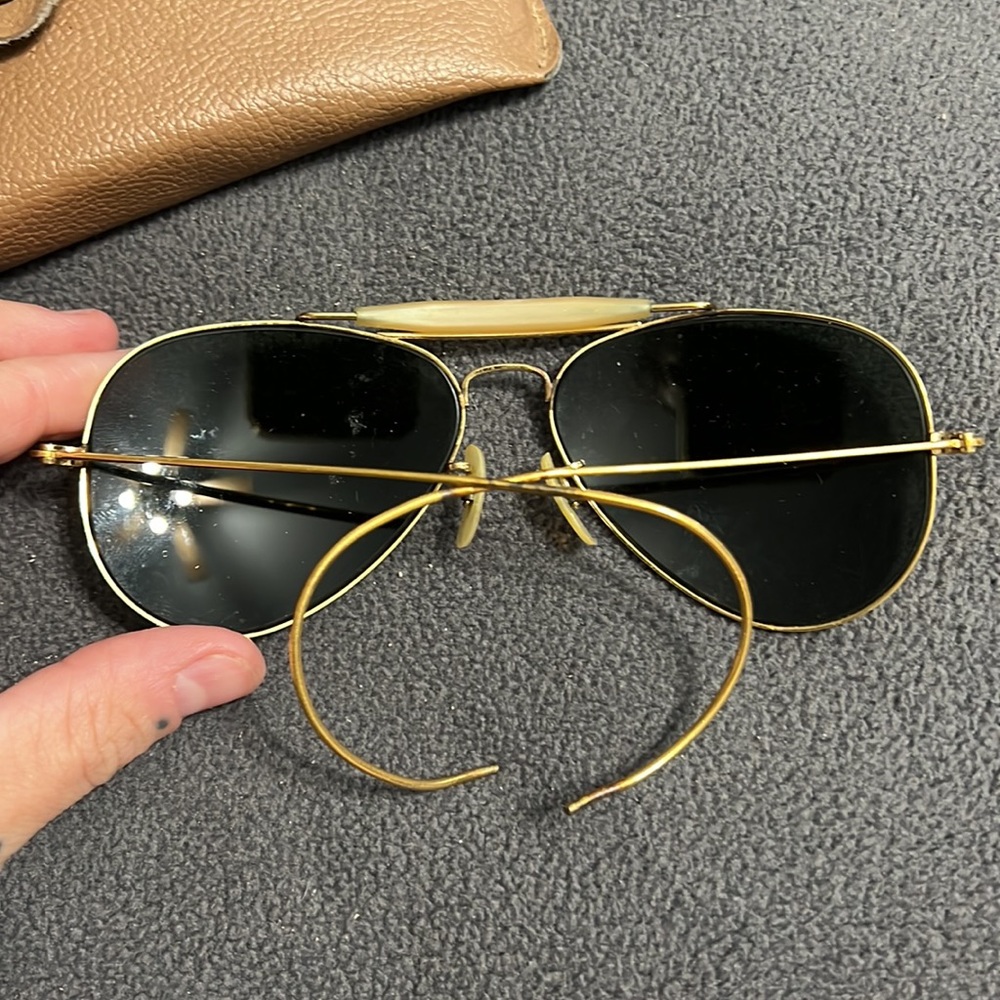 Vintage Ray Ban Aviator Outdoorsman Glasses with Original Case - Picture 5 of 11